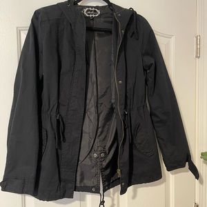 Zip up hooded jacket